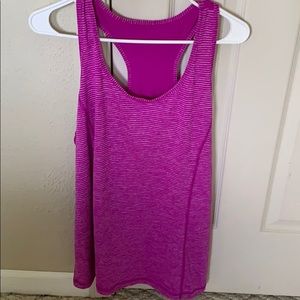 Striped Purple Tank Top